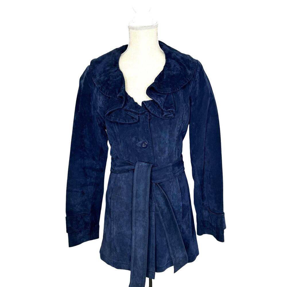 Bradley Bayou blue suede‎ jacket